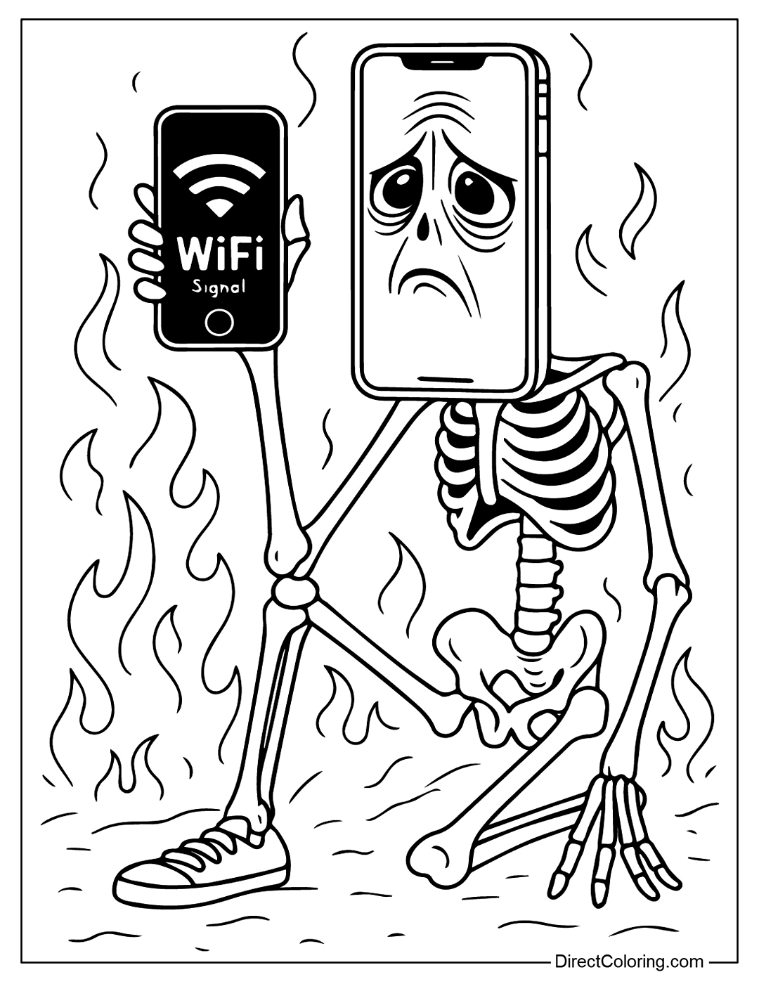 Pot hotspot Coloring Page